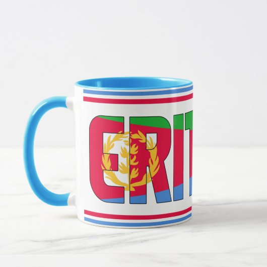Sippin' mit Eritrea Patriotischer Kaffee Tasse (Links)