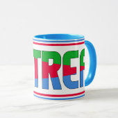 Sippin' mit Eritrea Patriotischer Kaffee Tasse (VorderseiteRechts)