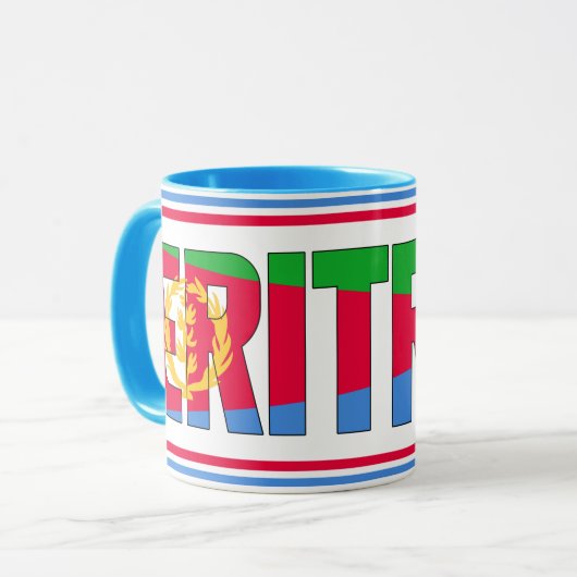 Sippin' mit Eritrea Patriotischer Kaffee Tasse (Vorderseite Links)