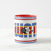 Sippin' mit Eswatini Patriotischer Kaffee Tasse (Zentrum)