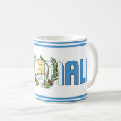 "Sippin" mit Guatemala" Patriotischer Kaffee Kaffeetasse (VorderseiteRechts)