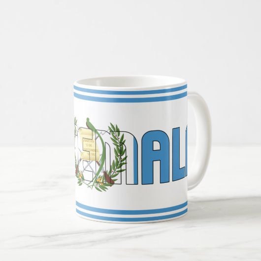 "Sippin" mit Guatemala" Patriotischer Kaffee Kaffeetasse (VorderseiteRechts)