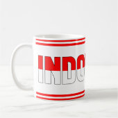 Sippin' mit Indonesien Patriotic Kaffeetasse (Links)