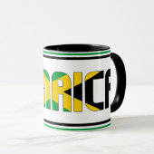 "Sippin' mit Jamaika" Patriotischer Kaffee Tasse (VorderseiteRechts)