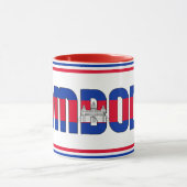 Sippin' mit Kambodscha Patriotischer Kaffee Tasse (Zentrum)