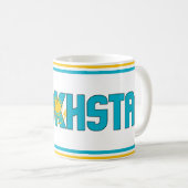 "Sippin" mit Kasachstan - Patriotik Kaffeetasse (VorderseiteRechts)