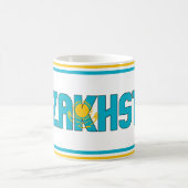"Sippin" mit Kasachstan - Patriotik Kaffeetasse (Mittel)