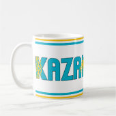 "Sippin" mit Kasachstan - Patriotik Kaffeetasse (Links)