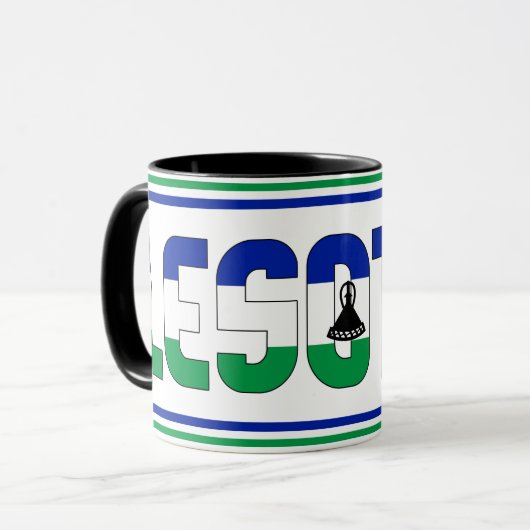 Sippin' mit Lesotho Patriotic-Kaffee Tasse (Vorderseite Links)