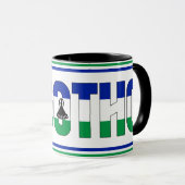 Sippin' mit Lesotho Patriotic-Kaffee Tasse (VorderseiteRechts)