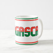 Sippin' mit Madagascar Patriotic Kaffeetasse (VorderseiteRechts)