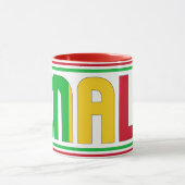 Sippin' mit Mali Patriotic-Kaffee Tasse (Zentrum)
