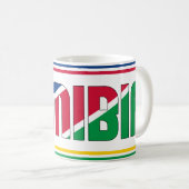 "Sippin' mit Namibia" Patriotische Tasse (VorderseiteRechts)