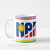 "Sippin' mit Namibia" Patriotische Tasse (Links)