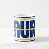 Sippin' mit Nauru Patriotic Kaffeetasse (Mittel)
