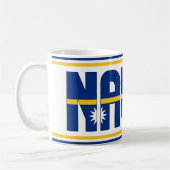 Sippin' mit Nauru Patriotic Kaffeetasse (Links)