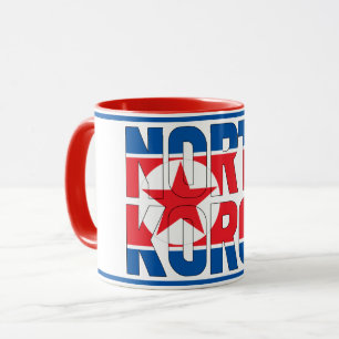 Sippin' mit Nordkorea Patriotischer Kaffee Tasse