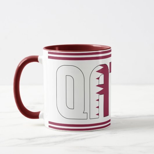 Sippin' mit Patriotischem Katar-Kaffee Tasse (Links)