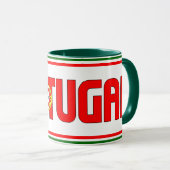 Sippin' mit Portugal Patriotischer Kaffee Tasse (VorderseiteRechts)