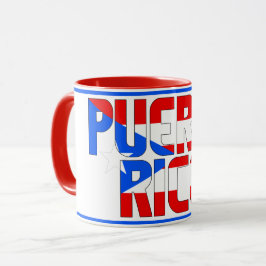 Sippin' mit Puerto Rico Patriotischer Kaffee Tasse