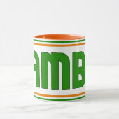 Sippin' mit Sambia Patriotischer Kaffee Tasse (Zentrum)