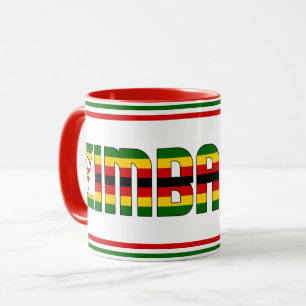 Sippin' mit Simbabwe Patriotischer Kaffee Tasse