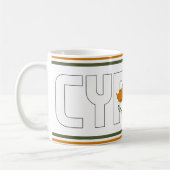Sippin' mit Zypern Patriotic Kaffeetasse (Links)