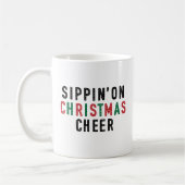 Sippin' On Christmas Chee Kaffeetasse (Links)