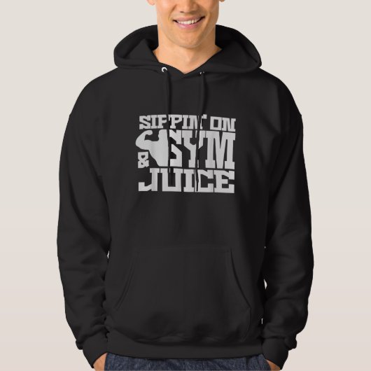Sippin on Gym Juice - Mens Workout Shirts Funny (Vorderseite)