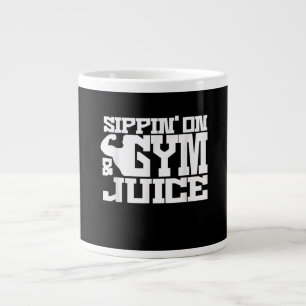 Sippin on Gym Juice - Mens Workout Shirts Funny Jumbo-Tasse