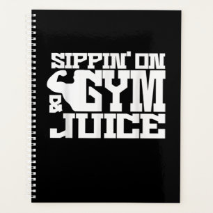 Sippin On Gym - Juice - Mens Workout Shirts Funny Planer
