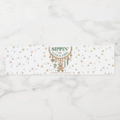 Sippin' On Luck Baby Shock Wasserflasche Etikett (Einzelnes Label)