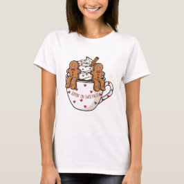 Sippin’ On Sweetness Ingwerbrot-Kakao-Kunst T-Shirt