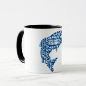 Sippin und fishin tasse (Vorderseite Links)