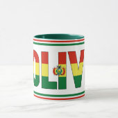 "Sippin' with Bolivia" Patriotic Coffee Tasse (Zentrum)