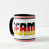 "Sippin' with Germany" Patriotischer Kaffee Tasse (Vorderseite Links)
