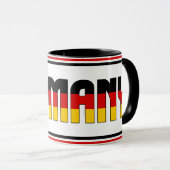 "Sippin' with Germany" Patriotischer Kaffee Tasse (VorderseiteRechts)