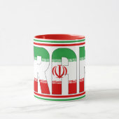 "Sippin' with Iran" Patriotischer Kaffee Tasse (Zentrum)