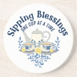 Sipping Sessings a cup time Getränkeuntersetzer