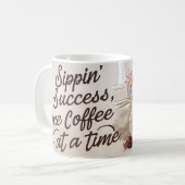 Sippin's Erfolg Wasserfarbenkaffee Kaffeetasse (Vorderseite Links)