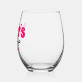 Sippy Cup der personalisierten Mama Weinglas Ohne Stiel (Links)