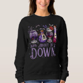 Sips About Go Down Halloween Cocktails Sweatshirt (Vorderseite)