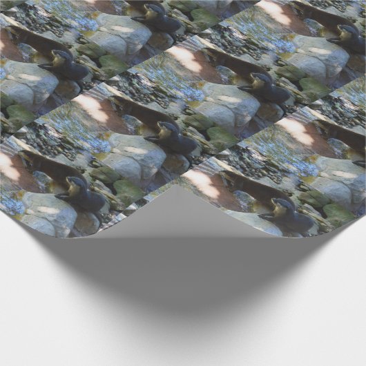 **"Sips by the Stream: Otters Drinks vom Fluss Geschenkpapier (Ecke)