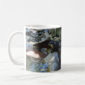 **"Sips by the Stream: Otters Drinks vom Fluss Kaffeetasse (Links)