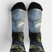 **"Sips by the Stream: Otters Drinks vom Fluss Socken (Oben)