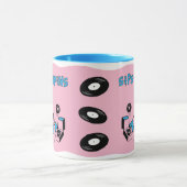 Sips 'n' Spins "Tune Tote"-Style-Kaffeetasse Tasse (Zentrum)