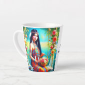 Sips of Serenity: Ein Cup to Cherish Milchtasse (Linke Ecke)