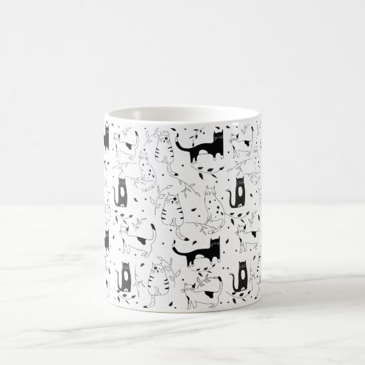 Sips & Stickers - Tasse von Cat Vibes (Mittel)