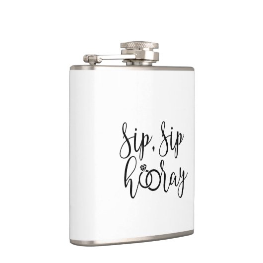 Sipsip-Hooray Junggeselinnen-Abschied Flachmann (Rechts)