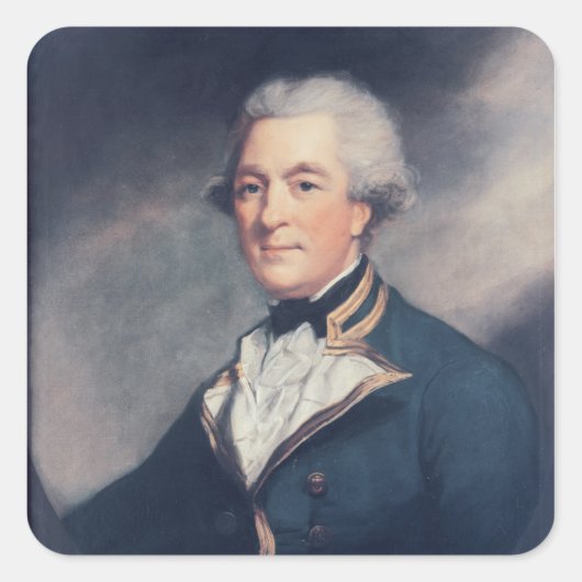 Sir Andrew Hamond, Bt. Quadratischer Aufkleber (Vorderseite)